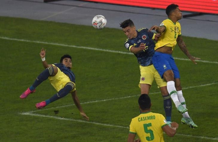 [VIDEO] El mejor de Copa América: Revisa el golazo con el que Colombia le está ganando a Brasil