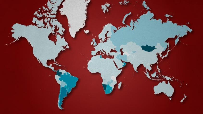 COVID-19 en Latinoamérica: El mapa que muestra la dimensión de la tragedia provocada por la pandemia