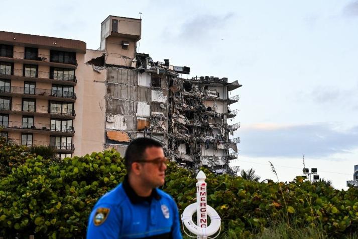 Las crudas imágenes tras del derrumbe de un edificio de 12 pisos en Miami, Estados Unidos