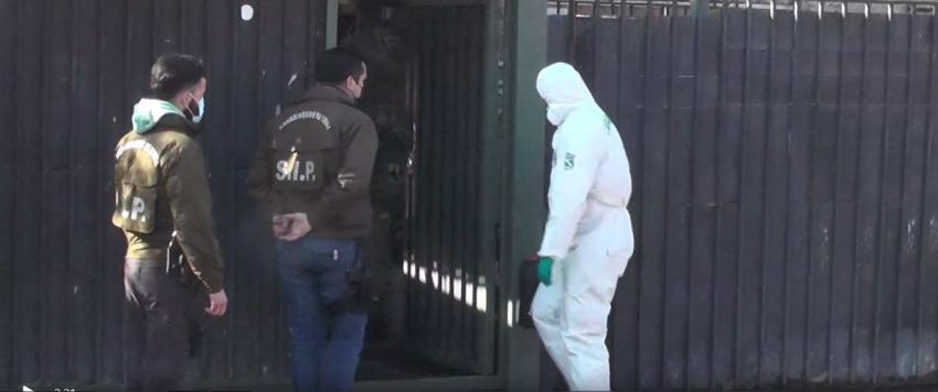 Carabineros disparó a hombre con arma blanca que amenazó con matar a su familia