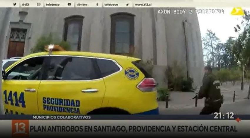[VIDEO] Santiago, Providencia y Estación Central se unen para disminuir robos