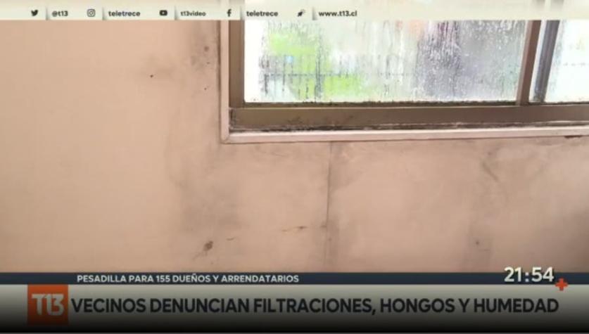 [VIDEO] Casas de pesadillas: vecinos denuncian filtraciones, hongos y humedad