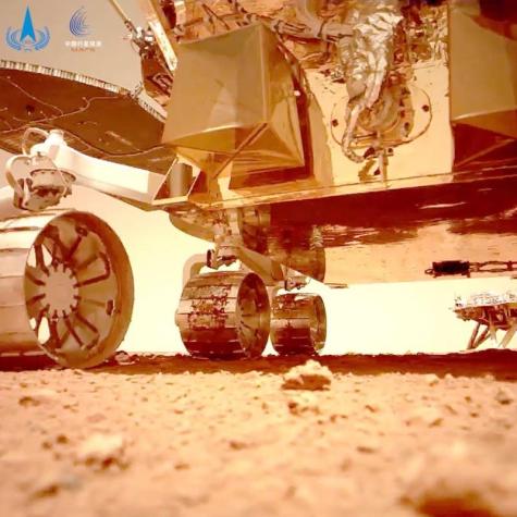 [VIDEO] Rover chino Zhurong comparte inéditos videos, sonidos y selfies desde Marte