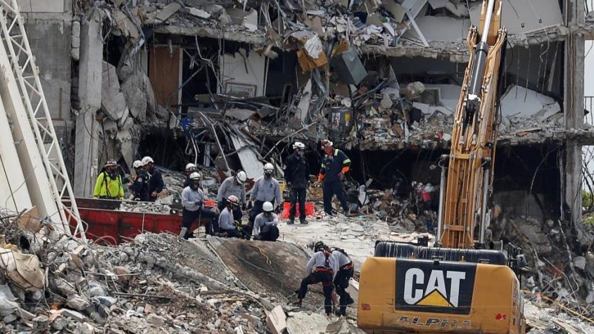 Derrumbe en Miami: ¿cuánto tiempo puede sobrevivir una persona bajo los escombros?