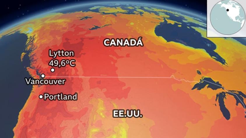 Los gráficos para entender la impresionante ola de calor que afecta a Canadá y EE.UU.