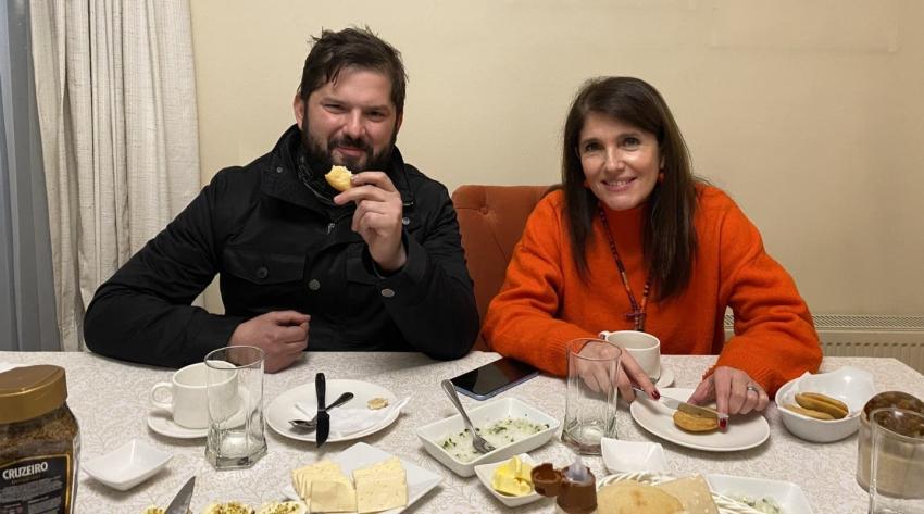 Gabriel Boric y Paula Narváez se reúnen en Concepción a “tomar once”