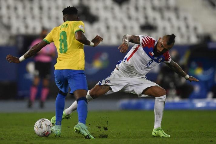 Vidal calienta duelo con el "Scratch" por clasificatorias: "Volvimos a tener a Brasil de rodillas"