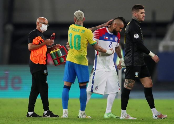 El mensaje de Neymar que apuntaría hacia Arturo Vidal tras el triunfo de Brasil sobre Chile