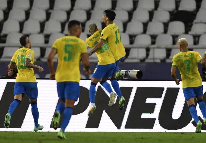 Brasil vence a Perú por la cuenta mínima y es el primer finalista de la Copa América 2021