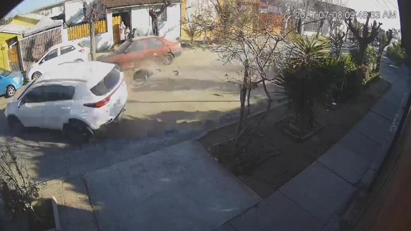 [VIDEO] Persecución termina con brutal atropello a motociclista en La Cisterna