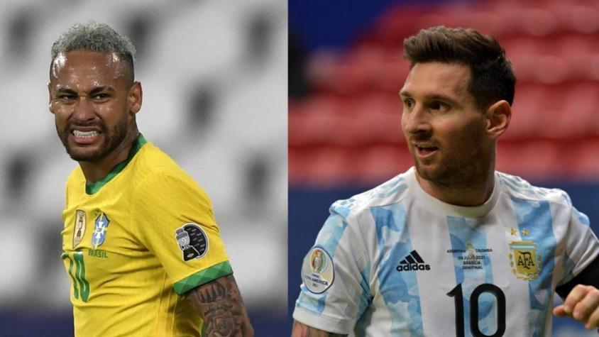 Neymar vs. Messi: final de Copa América enfrentará a los dos jugadores con más remates