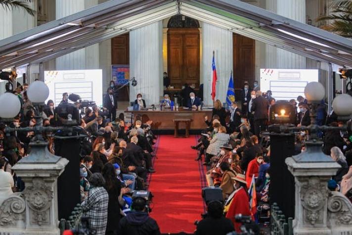 El complejo debut de la derecha en la Convención Constitucional