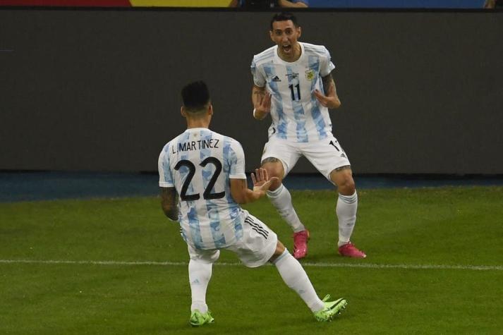 La gran definición de Di María que puso a Argentina en ventaja sobre Brasil en final de Copa América
