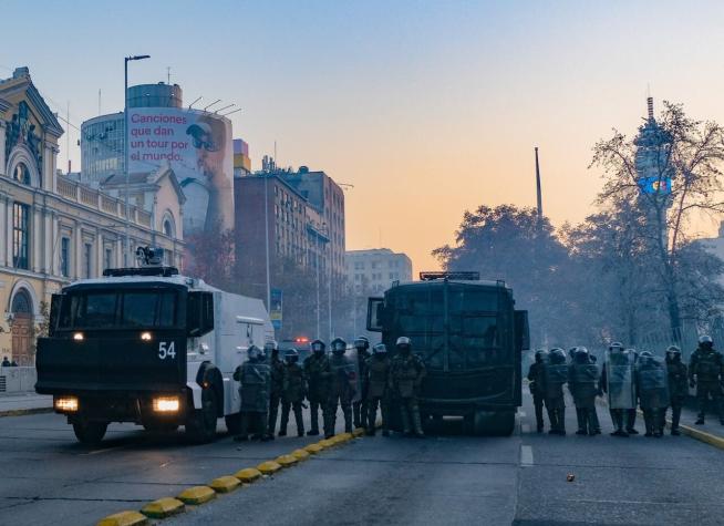 Siete personas fueron detenidas por disturbios en Plaza Italia