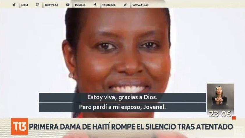 [VIDEO] Primera Dama de Haití rompe el silencio tras atentado