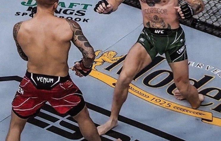 [VIDEO] La impactante lesión de Conor Mcgregor en primer round contra Dustin Poirier en la UFC 264