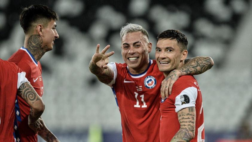 Conmebol destaca a Eduardo Vargas como la figura de Chile en Copa América
