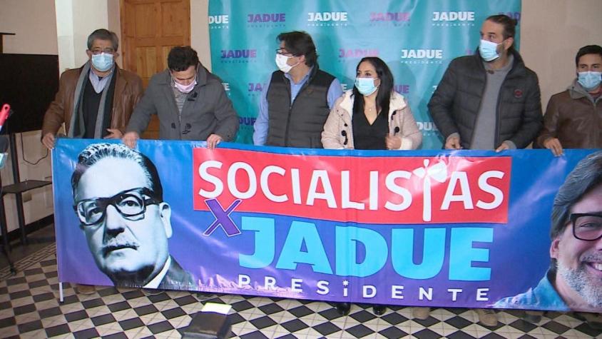 [VIDEO] Jadue destaca apoyo de militantes PS y partido acusa "publicidad engañosa"