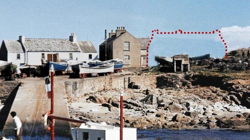 El misterio de la casa que desapareció en una isla de Irlanda