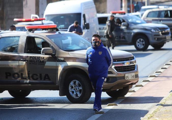 Plantel de Boca Juniors deja la comisaría de Belo Horizonte después de 12 horas tras incidentes
