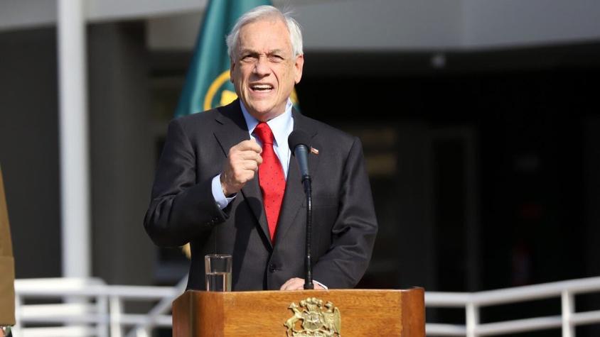 Piñera emplaza al Congreso y pide "apurar" leyes de agenda de seguridad: "Son necesarias y urgentes”