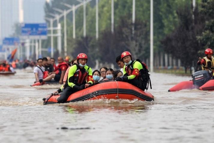 Sube a 51 muertos el balance de víctimas por inundaciones en China