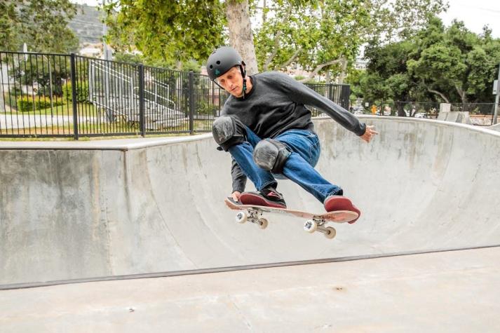 Tony Hawk cumplió un sueño: recorrer la pista de skate en los Juegos Olímpicos