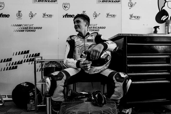 Muere Hugo Millán, piloto de 14 años de la Talent Cup, tras un accidente en la pista