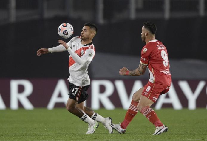 Paulo Díaz se lució con un golazo en goleada de River sobre Unión de Santa Fé