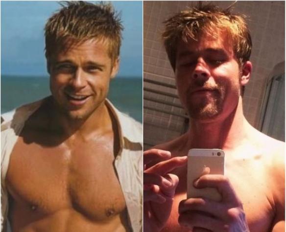 Doble de Brad Pitt se queja de que su parecido con el actor le perjudica con las mujeres