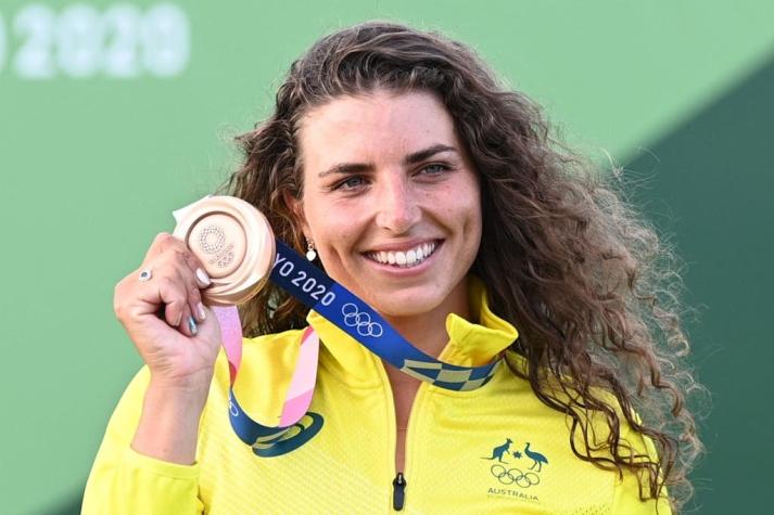 Australiana arregló su kayak con un condón y se quedó con el bronce en Tokio 2020