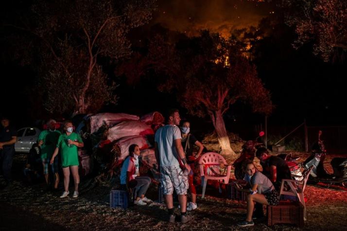Las crudas imágenes del incendio forestal que afecta a Turquía