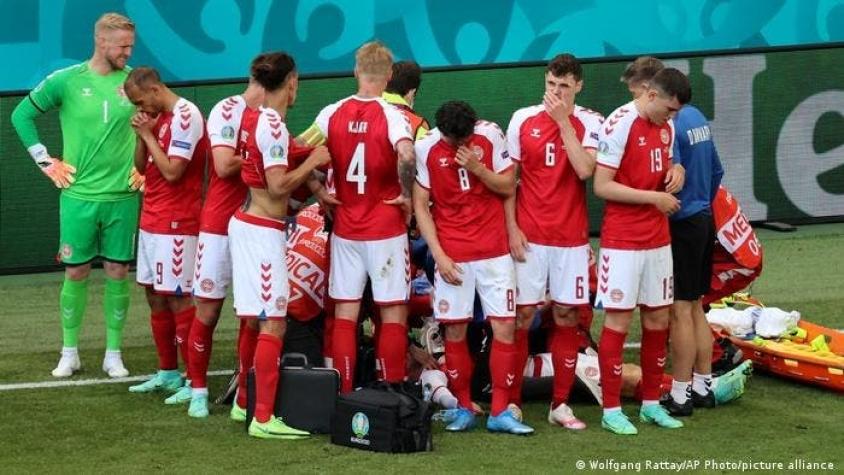 Tras su colapso en la Eurocopa, el danés Christian Eriksen evoluciona satisfactoriamente