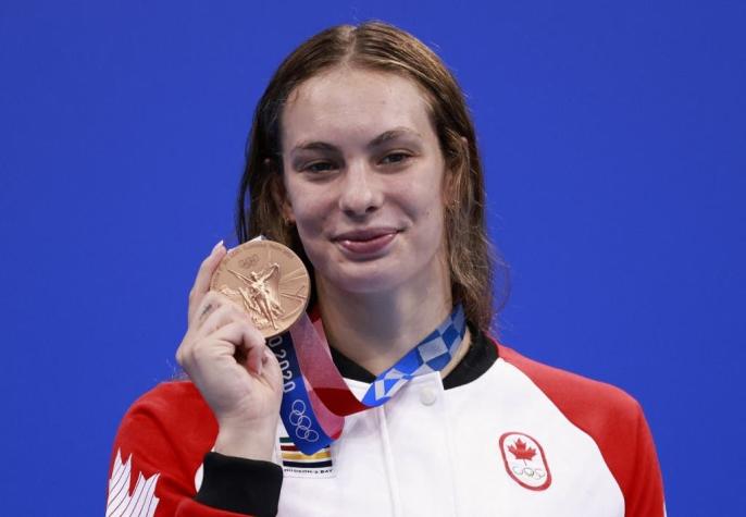 Tokio 2020: El irónico mensaje de "agradecimiento" de la mejor nadadora de Canadá a una profesora