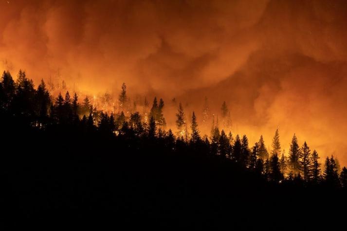 [FOTOS] Ocho desaparecidos en enorme incendio forestal de California