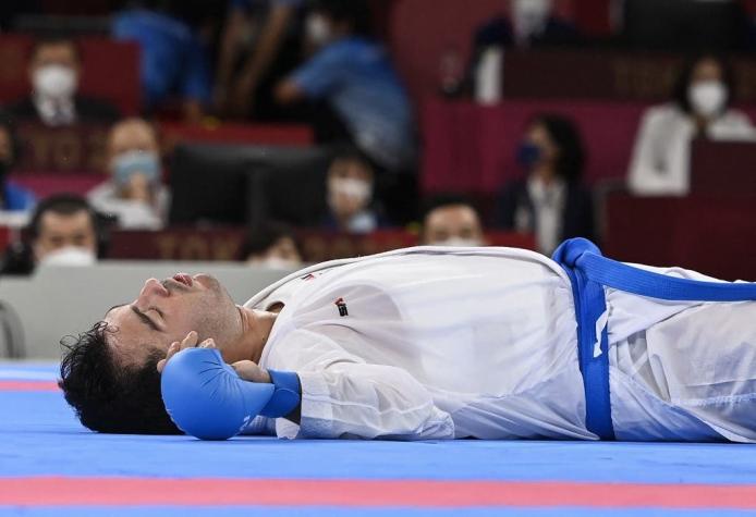 Y cuando despertó, su oro estaba allí: La increíble historia de un karateka noqueado en Tokio 2020