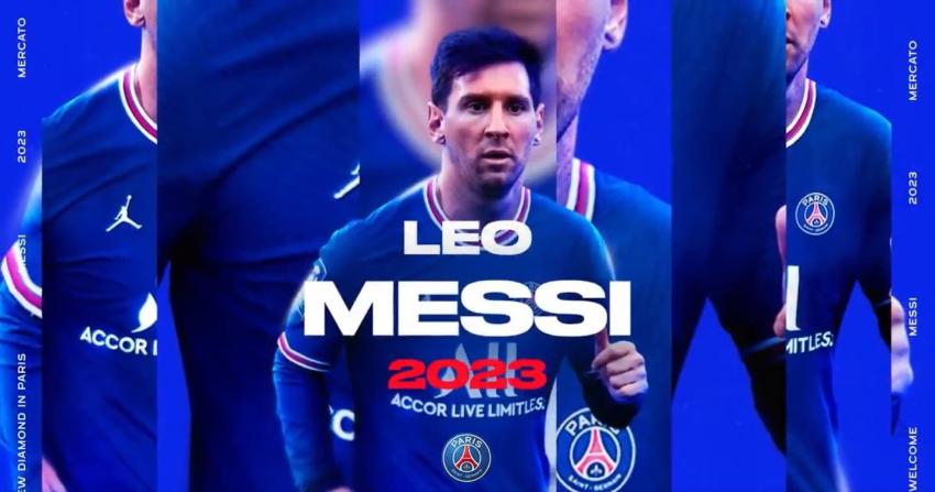 París Saint-Germain anuncia oficialmente el fichaje de Lionel Messi: firmó hasta 2023