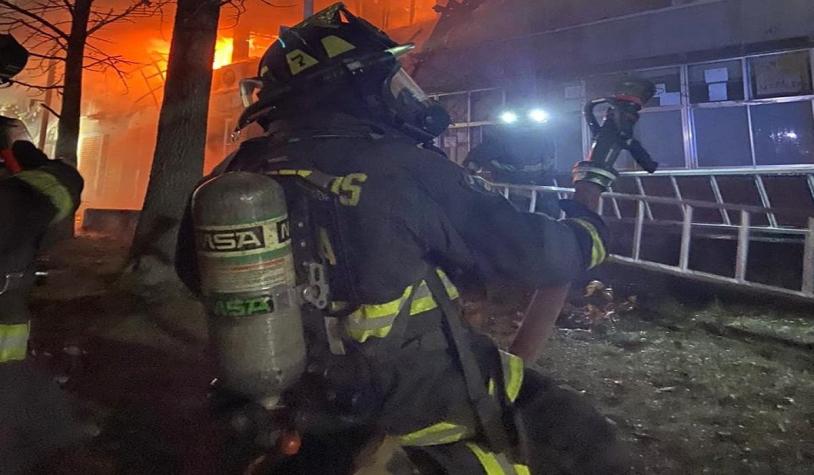 [VIDEO] Incendio afectó a Campus San Joaquín de la Universidad Católica