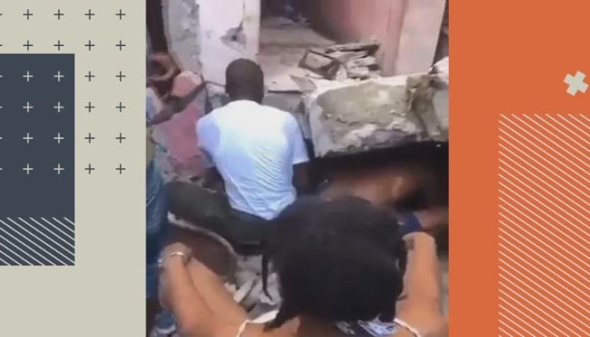 [VIDEO] El emotivo rescate de una mujer y un niño de los escombros tras el terremoto en Haití