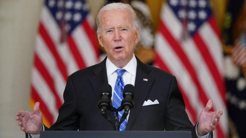 Joe Biden justifica salida de tropas de Afganistán: "No me arrepiento de mi decisión"