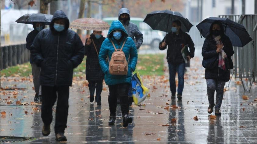 Onemi confirma cuándo se registrarán las lluvias más intensas en la Región Metropolitana