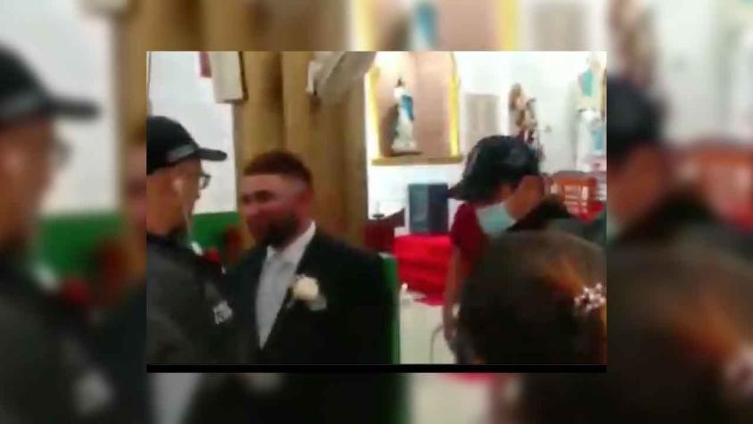 [VIDEO] Capturan a reconocido narcotraficante colombiano en la Iglesia en medio de su boda