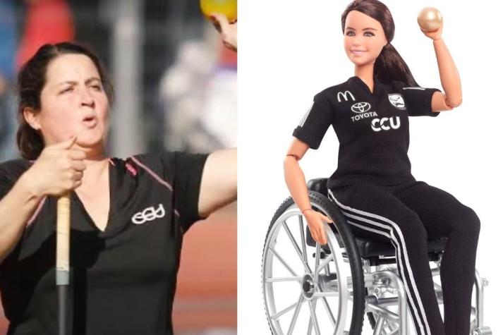 Primera mujer chilena: abanderada en Juegos Paralímpicos Fran Mardones tiene su propia muñeca Barbie