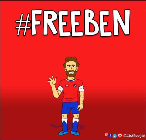 #FreeBen: Los memes que dejó la campaña de los hinchas de La Roja en favor de Ben Brereton
