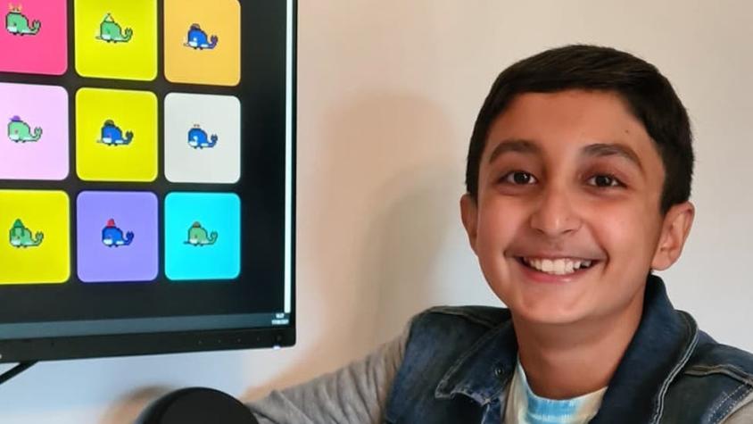 El niño que ganó casi US$400.000 durante las vacaciones creando imágenes digitales de ballenas