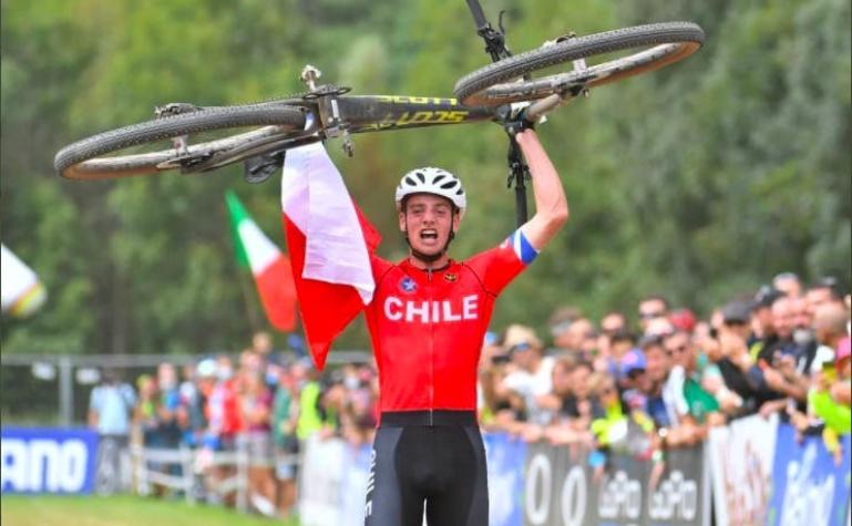 ¡Campeón Mundial!: Martín Vidaurre se quedó con el oro en el sub 23 de Mountain Bike