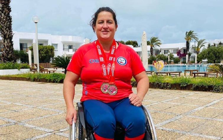 Francisca Mardones logra medalla de oro con récord mundial en lanzamiento de la bala