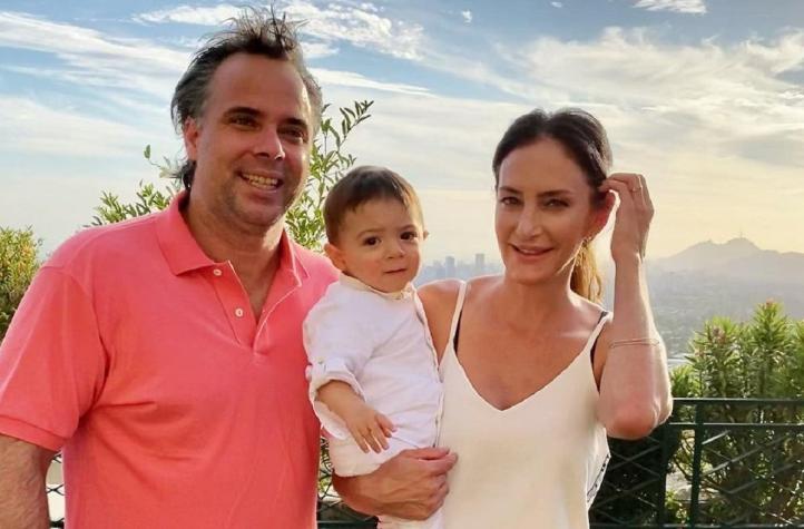 Fernando González y Luciana Aymar posaron en foto familiar a semanas de que llegue su segundo bebé