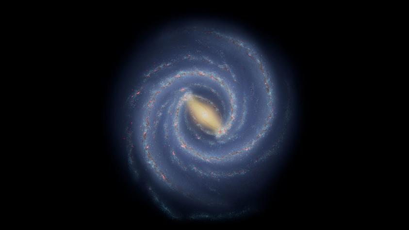 Encuentran una "ruptura" en uno de los brazos espirales de la Vía Láctea