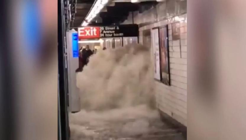 Las impactantes imágenes de Nueva York bajo el agua tras el huracán Ida: van 8 muertos